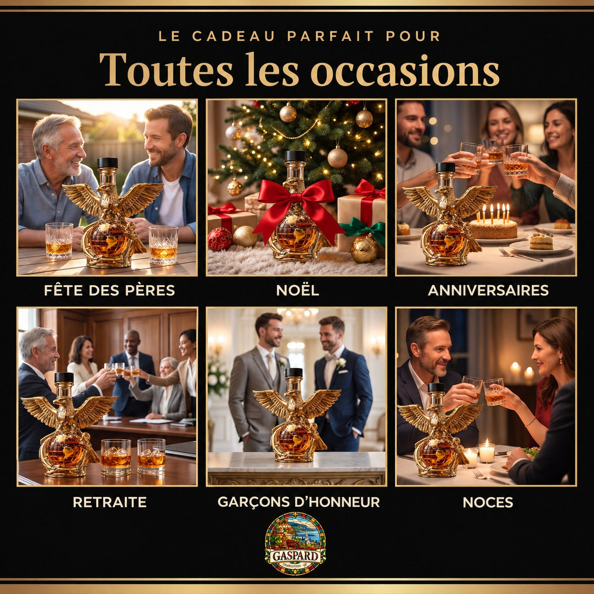 Carafe à whisky – Édition Aigle – image 4