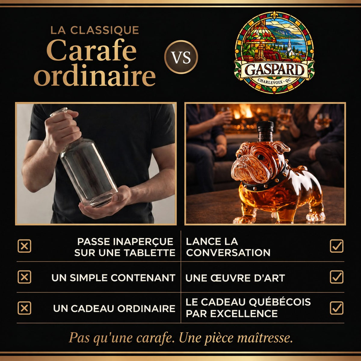 Carafe à whisky – Édition Bouledogue – image 3
