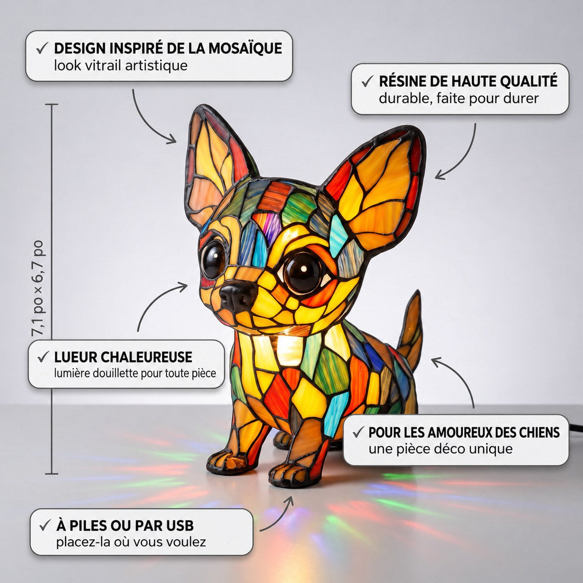 Chihuahua charmant en pendentif – image 3