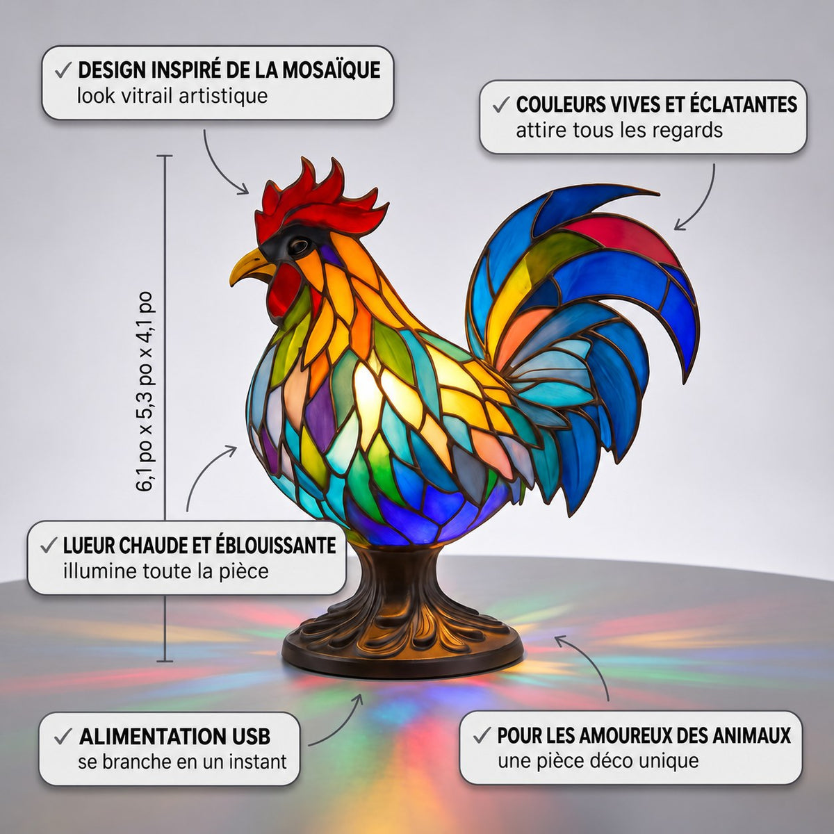 Ollie, le coq éclatant – image 2