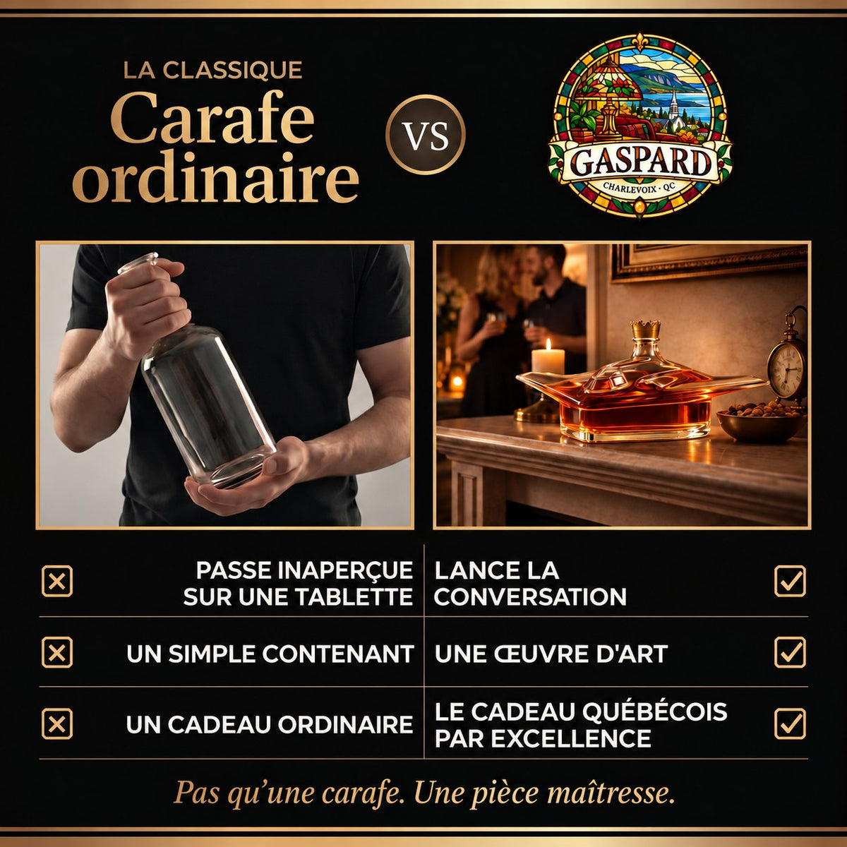 Carafe à whisky – Édition Avion furtif – image 3