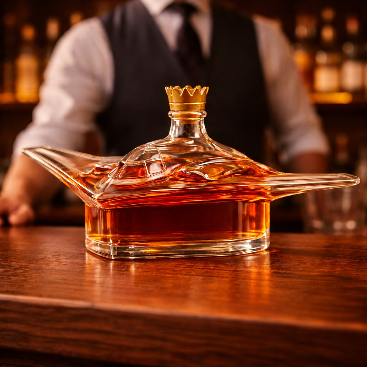Carafe à whisky – Édition Avion furtif – image 5