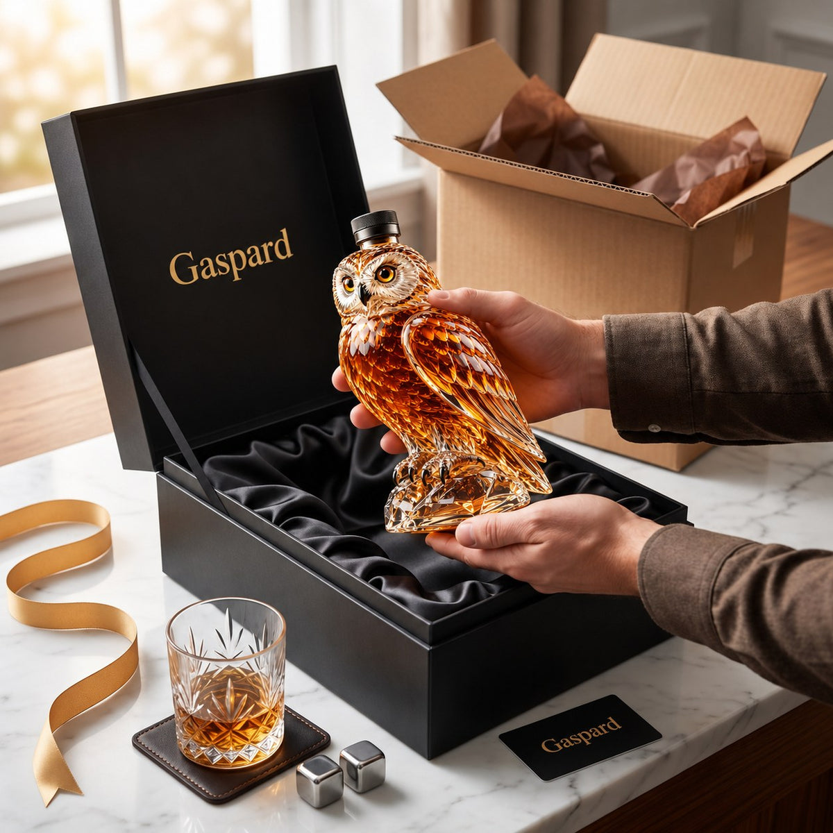 Carafe à whisky – Édition Harfang des neiges – image 5