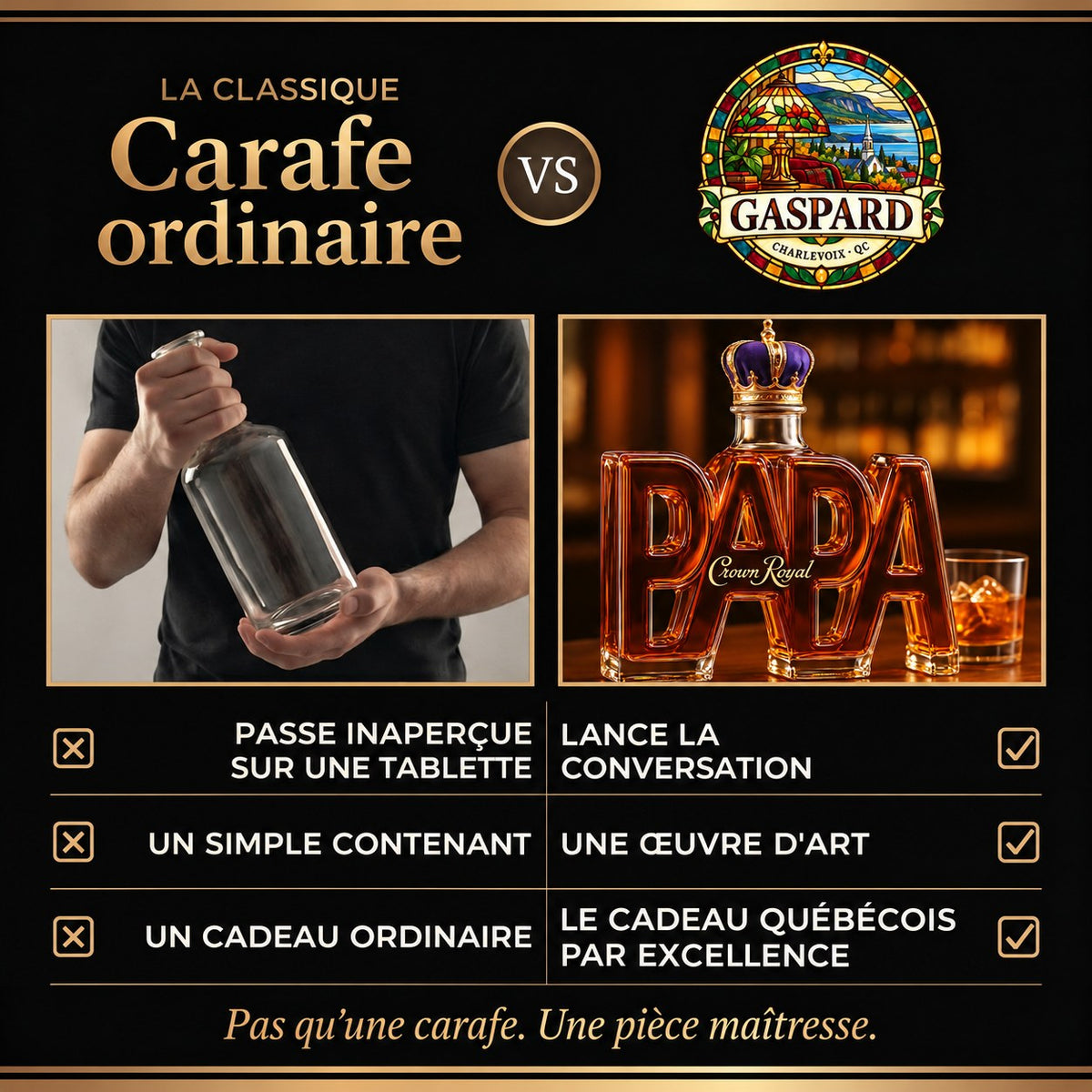 Carafe à whisky – Édition Papa – image 3