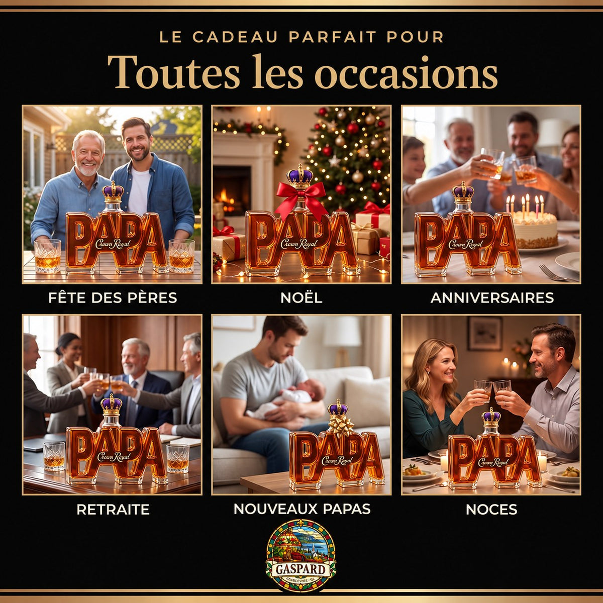 Carafe à whisky – Édition Papa – image 4