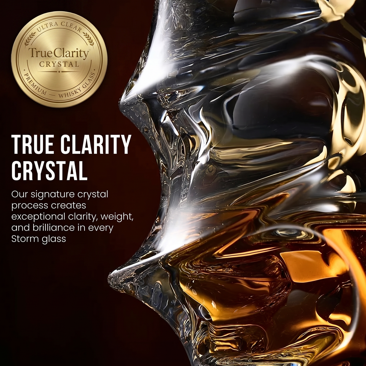 Verre à whisky en cristal japonais Arashi – image 3