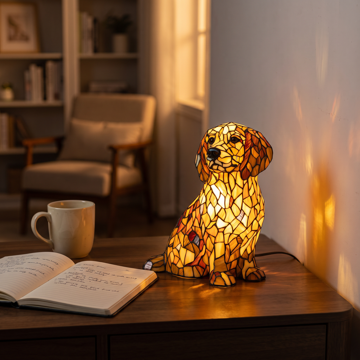 Figurine Lily, le golden retriever spirituel – image 4