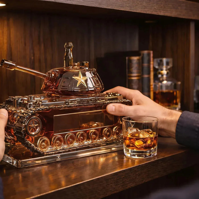 Carafe à whisky – Édition Char d'assaut