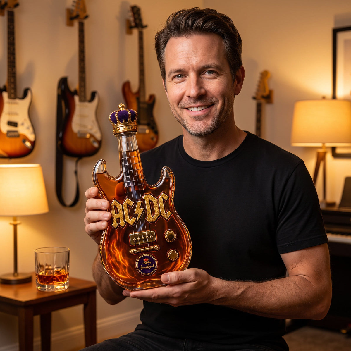 Carafe à whisky – Édition Guitare rock – image 2