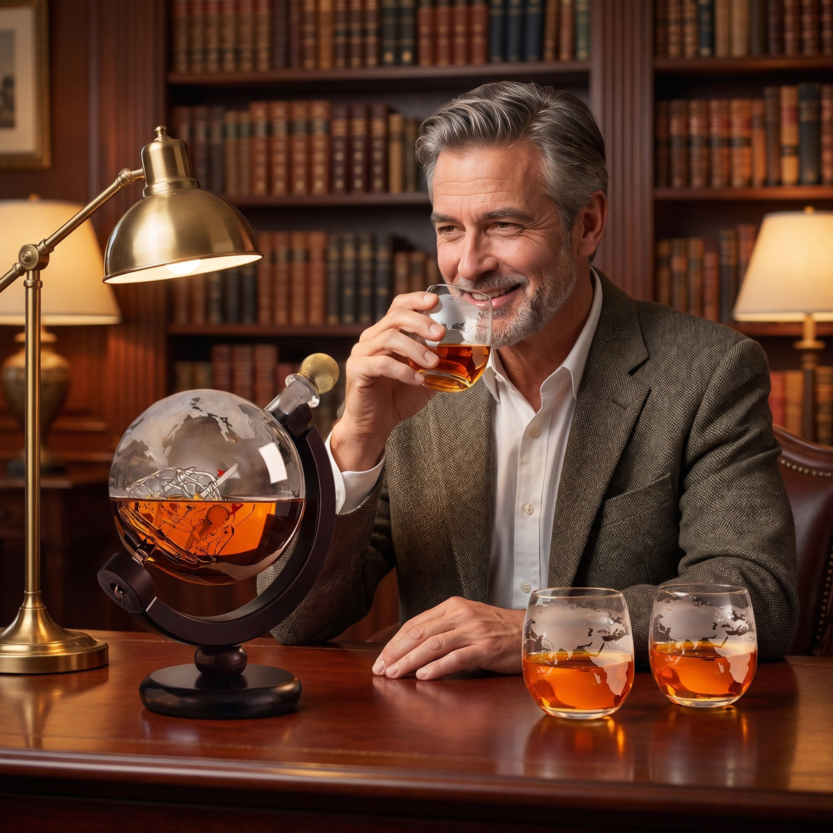 Carafe à whisky – Édition Mappemonde – image 2